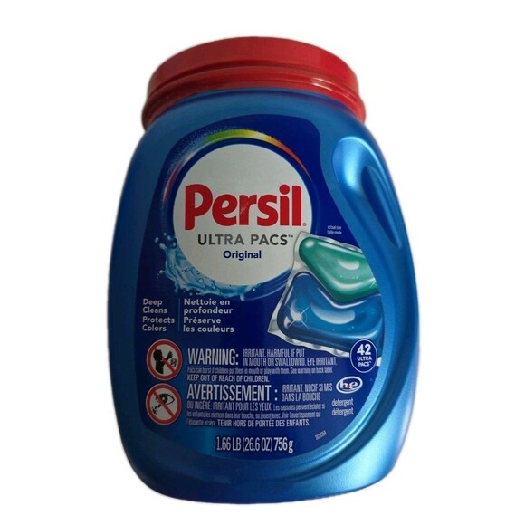 Persil Ultra Pacs Original 42 Count – Pack of 2 New Unopened HE Laundry Detergen - Picture 2 of 3